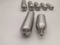 Haute pression 16g fileté CO2 cylindre réutilisable en acier inoxydable vélo gonfleur de pneu CNC usinage fil EDM prototypage rapide