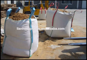 BigBag 500kg 750KG prix usine PP fond plat croix coin ascenseur boucles FIBC Jumbo sac pour bois de chauffage ciment <span class=keywords><strong>pierre</strong></span> sacs de sable - Product Image 6