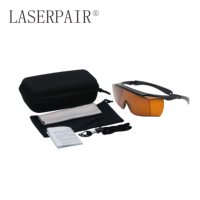 Lunettes de sécurité laser multi-longueurs d'onde Laserpair LP-GTY-3 OD7+ pour la protection laser YAG KTP Pico 532nm 755nm 808nm 1064nm