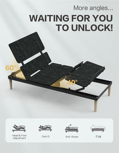 Base de Cama Motorizada con Diseño de Caída Libre LOGICDATA OEM ODM, Plegable y Extensible, Control Remoto Inalámbrico, Marco de Cama Ajustable - Product Image 6