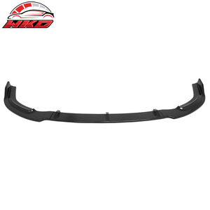Convient pour Honda Civic Sedan 2006-2008, lèvre de pare-chocs avant style GT, noir brillant - Product Image 1