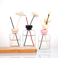 Lot de 100 ml de mini-diffuseurs d'ambiance vides pour fleurs séchées, ensemble de parfums d'intérieur pour bâtonnets sans flamme