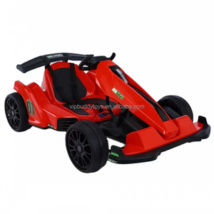 Kart électrique à quatre roues unisexe, jouet de course carré pour enfants, jouet à monter en matière plastique certifié EN71 avec batterie - Product Image 2