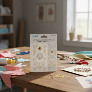 Adesivi con Strass Scintillanti ILAN 39023-1, Gemme Decorative Adesive per Artigianato e Moda - Product Image 3