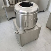 Machine à éplucher les pommes de terre commerciale, machine à éplucher et à laver les pommes de terre et les patates douces multifonctionnelle, équipement de nettoyage des légumes efficace