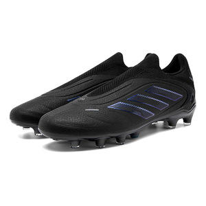 Nuevas y populares zapatillas de fútbol transfronterizas para hombre y mujer, con tacos largos, antideslizantes, sin cordones, venta directa de fábrica. - Product Image 5