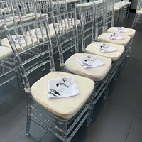 Extrem günstiger Preis Factory Direct Commercial Furniture Esszimmer Acryl Hotel Event Hochzeit Bankett Stuhl