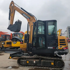 รถขุด SY55ไฮดรอลิคตีนตะขาบของแท้ยี่ห้อจีนใช้ SY55u แซนีรถขุดมือสอง - Product Image 1
