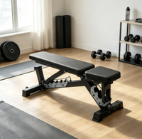 Banc de musculation multifonctionnel réglable et robuste avec logo personnalisé pour équipement de fitness