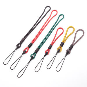 長くて短い手織りリストランヤード携帯電話ペンダントロープテキスト付きプレイジュエリープロモーション携帯電話ランヤード - Product Image 1