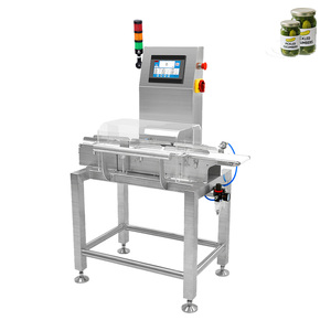 Ligne d'emballage pour les collations ensachées, vérificateur de poids <span class=keywords><strong>final</strong></span> pour les emballages de barres chocolatées, vérificateur de poids à grande vitesse - Product Image 1