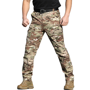 Pantalones Tácticos de Secado Rápido para <span class=keywords><strong>Hombre</strong></span>, Primavera-Verano, Ajustados, Elásticos, para Entrenamiento, Estilo <span class=keywords><strong>Cargo</strong></span>, Pierna Recta, Pantalones de Combate - Product Image 3