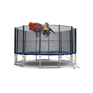 Barato gran jardín trampolín redondo al aire libre con red de seguridad de recinto - Product Image 1