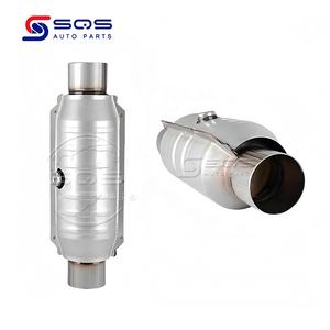 SQS konverter katalis Universal <span class=keywords><strong>2</strong></span> "<span class=keywords><strong>2</strong></span>.5" <span class=keywords><strong>3</strong></span> "baja tahan karat kustomisasi pabrik kualitas tinggi untuk knalpot otomotif - Product Image 3