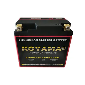 Moto batterie de démarrage LFP5L-<span class=keywords><strong>BS</strong></span>/<span class=keywords><strong>YTX5L</strong></span>-<span class=keywords><strong>BS</strong></span> <span class=keywords><strong>lithium</strong></span> ion batterie moto 12.8V4Ah - Product Image 1