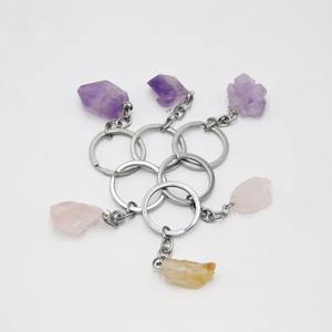 Llavero Personalizado, Anillo <span class=keywords><strong>de</strong></span> Llaves Hecho a Mano, Regalo <span class=keywords><strong>para</strong></span> Hombres, Mujeres y Parejas, Amuleto <span class=keywords><strong>de</strong></span> Cristal Natural con Chakra - Product Image 5