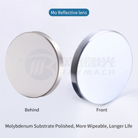 Raymach Si Miroir laser CO2 20 25mm 30 38.1 Miroirs réfléchissants plaqués or 100W Pièces de rechange CO2 Lentille laser en silicone