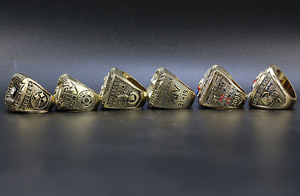 Großhandel 1974 1975 1978 1979 2005 2008 Pittsburgh Steelers Super Bowl Championship <span class=keywords><strong>Ring</strong></span> 6 Ringe Set Vergoldet Herren Ringe - Product Image 6