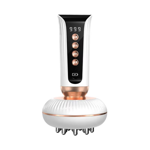 Mikrostrom-Körper massage gerät Gua Sha Elektrische Meridian bürste mit beheizter Vibration Rotlicht therapie Körper abnehmen Anti-Cellulite - Product Image 1