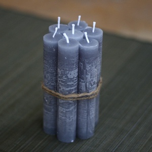 RUSTIC DECORATION BALL CANDLE in GLASS JAR PILLAR STYLE <b>PARAFFIN</b> MATERIAL - Product Image 4