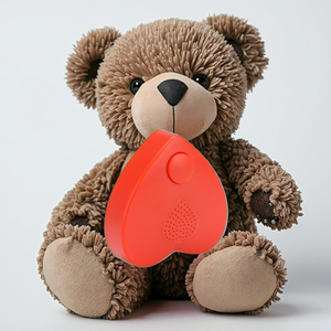 Thiết bị ghi âm nhỏ hình trái tim ghi âm tin nhắn dài với nhiều tin nhắn cho thú nhồi bông DC loại đầu vào loa - Product Image 5