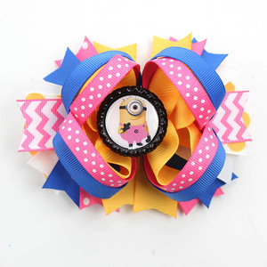 Horquillas para el Cabello de Niñas Estilo Europeo-Americano, Lazos para el Cabello con Ojos Grandes Amarillos y Azules, Lindos para Fiestas Infantiles - Product Image 5