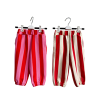 Vêtements pour tout-petits à rayures à la mode pour l'automne personnalisé été couleurs populaires coton tricoté pour bébé filles et garçons