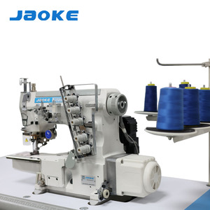 Nueva Máquina Industrial de Coser Plana JAOKE de Triple Aguja y 5 Hilos con Cortahilos Automático JK-600-UT de Base Plana para Hierro y Plástico - Product Image 4