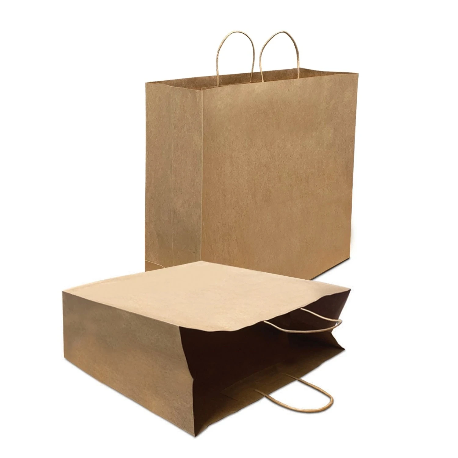 Kraft Paper Bags with Twisted Handles 18x7x18.75 inches