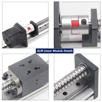 Vis à billes personnalisée Cnc Machine Guide de mouvement linéaire Micro Module linéaire avec moteur pas à pas actionneur linéaire Robot à axe unique