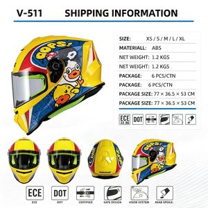 OEM Niedlicher Kinder-Vollgesichts-Motorradhelm DOT-Zertifiziert Leichtgewichtige Sicherheitsausrüstung für Mädchen <span class=keywords><strong>Amazon</strong></span> Online-Verkäufer - Product Image 2