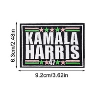Patch brodé en tissu polyester avec phrases inspirantes et lettres anglaises, mots d'énergie positive, pour le commerce transfrontalier