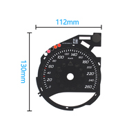Prix usine voiture avant tableau de bord compteur de vitesse kilomètre autocollant pour Mercedes BENZ GLC classe C W253 W205 2059002630 2539000000