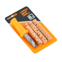 Outil de poinçonnage et bâton de liège pour appâts de pêche à la carpe en acier inoxydable 4/6/8 mm, accessoires de pêche