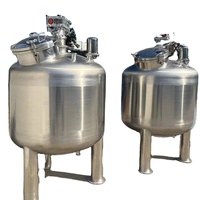 Cuve de mélange STARK isolée et chauffée à double enveloppe 200L, mélangeur émulsifiant en acier inoxydable pour cosmétiques 200 L
