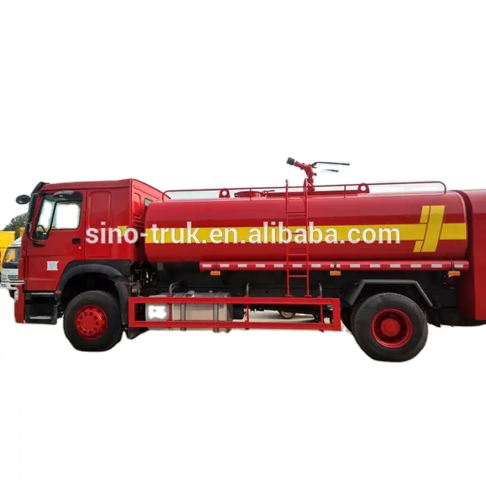 SINOTRUK HOWO 266HP 4X2 15000 Liter Truk Pemadam Kebakaran dengan Tanker Air