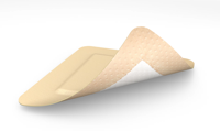 Pansement en mousse de silicone de classe III Luofucon avec une excellente action antibactérienne et gestion des exsudats 2 en 1