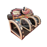Arène de jeu gonflable Wild West 3 en PVC écologique pour l'extérieur