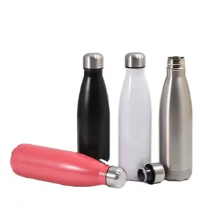 Bottiglia di latte isolante in acciaio inossidabile con Logo personalizzato da 500ml bottiglia di acqua calda/fredda colorata Cola 750ml