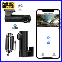 Caméra embarquée WiFi 1080P avec écran IPS, contrôle par application, fonctions intelligentes et enregistrement USB pour voiture