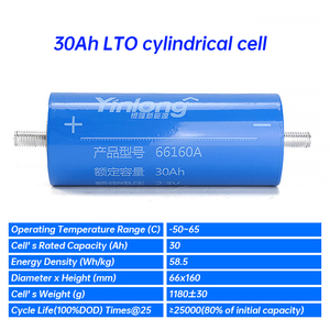 오리지널 Yinlong 40Ah 35Ah <span class=keywords><strong>30Ah</strong></span> 45Ah 66160 LTO 2.3V 셀 리튬 티타네이트 배터리 - Product Image 2