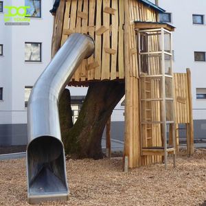 Glissière d'acier inoxydable avec des enfants de seconde main de Tunnels de glissières d'intérieur de panneau de terrain de jeu d'amusement d'étapes à vendre - Product Image 3