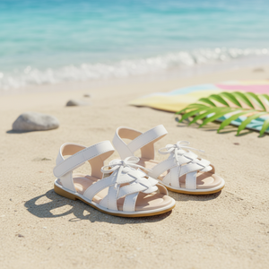 OZKIZ Korean Style Premium <b>Sandals</b> F16 for Girls Breathable Open Toe Design for 2-6 Years Wholesale Children's Summer Fashion - Product Image 3