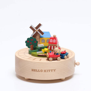 Boîte à <span class=keywords><strong>musique</strong></span> personnalisée avec haut-parleur Bluetooth, lecteur <span class=keywords><strong>MP3</strong></span> USB, train rotatif dans l'aéroport, boîte à <span class=keywords><strong>musique</strong></span> en bois avec lumière LED pour cadeau - Product Image 6