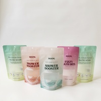 Sachets refermables en plastique à fermeture éclair pour sels de bain naturels, sels de mer, emballage de café, gommage corporel, pochette Doypack