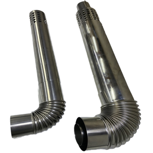 Tube de cheminée pour matériau en acier inoxydable <span class=keywords><strong>double</strong></span> couche pour geyser à gaz instantané monocouche pour utilisation de la fumée d'échappement de modèle de type <span class=keywords><strong>conduit</strong></span> - Product Image 1