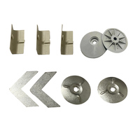 Matériaux auxiliaires pour conduits d'air, angle en fer pour renforcement de conduits d'air, angle en fer pour insertion de conduits d'air, bride d'angle en fer