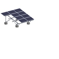 Système de montage au sol solaire et ses accessoires, kit de montage au sol pour panneaux solaires