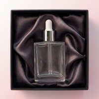 Botella de Vidrio Cuadrada Personalizada de 15 ml, 30 ml, 50 ml, 100 ml, 120 ml para Suero para el Cuidado de la Piel, Aceite Esencial, Envase Cosmético Personalizado