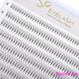 स्प पलक प्राकृतिक नरम समर्थक प्रशंसकों को संकीर्ण प्रशंसक हल्का वजन मेगा 3 डी 6 डी पॉटी बेस प्रीमेड वॉल्यूम फैन पलक एक्सटेंशन एक्सटेंशन - Product Image 1